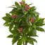 5,5 pi Arbre artificiel Plumeria gris résistant aux rayons UV (intérieur / extérieur)