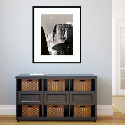 «Moon over Half Dome» par Ansel Adams - reproduction d'un seul cadre