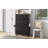 Narrow Design Shoe Cabinet With 3 Flip Drawers, Wood Grain Pattern Top Entryway Organizer With 3 Hooks, Free Standing Shoe Rack With Adjustable Panel For Hallway-1710272330