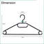 Goggin Swivel Clothes Hangers 20 Pack Plastic Coat Hangers Space Saving Storage Organiser Hangers 