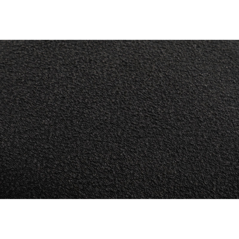 Tabouret noir avec rangement et siège moelleux, hauteur polyvalente de 17,38 po