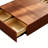 Modern Square Walnut Coffee Table with Storage Drawers, Center Table for Living Room & Home Office