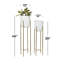 Grand support à fleurs rond en métal 2 pièces-908040109-817977834