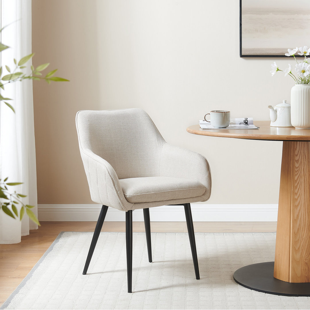 Stuhl Polyester Upholstered Metal Parsons Chair