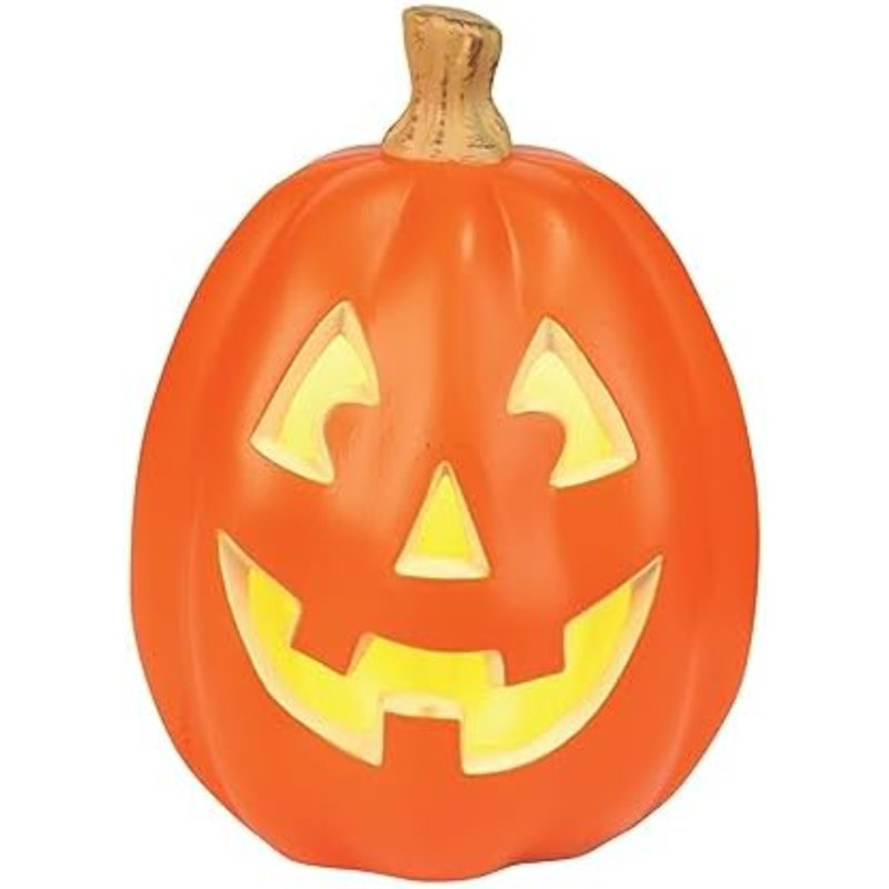 12" Light Up Pumpkin Decoration