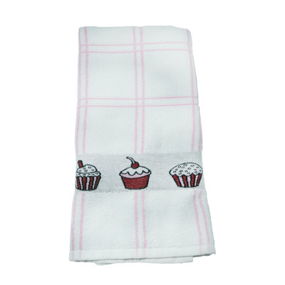 Cotton Embroidered Tea Towel Kitchen Towel