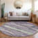 Premium Machine Washable Prisco Purple Rug