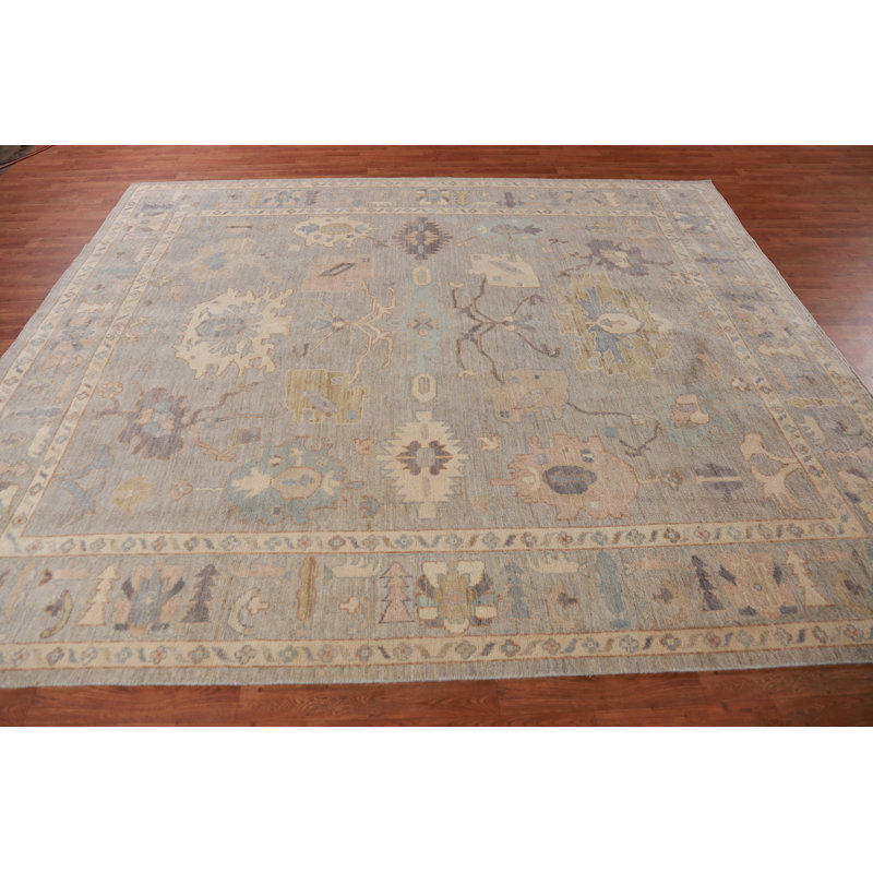 Vegetable Dye Oushak Turkish Area Rug 8x10