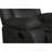 Transitional Leather-Air Reclining Loveseat