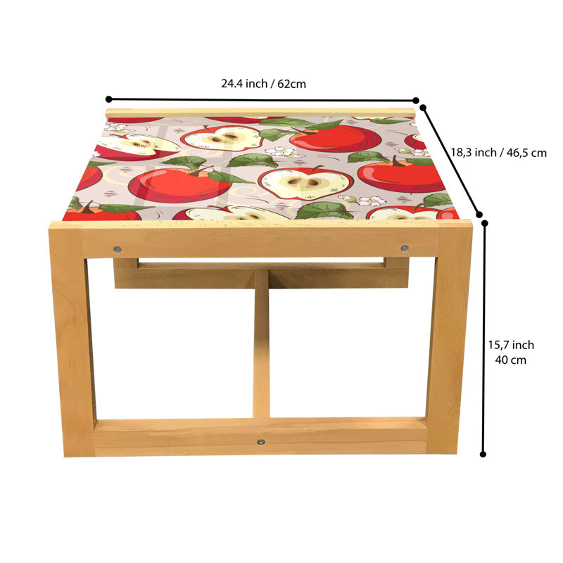 Jamess Sled Coffee Table, 40cm H x 46.5cm W x 62cm D