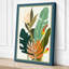 Tropical Bloom Study Botanical - Wrapped Canvas-131762175-131762181