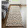 Tapis bohémien et éclectique en polyester Caide