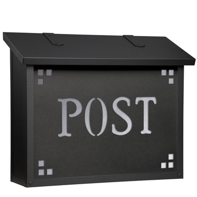 Boîte aux lettres murale en laiton 16,5 po x 13,3 po Pasadena
