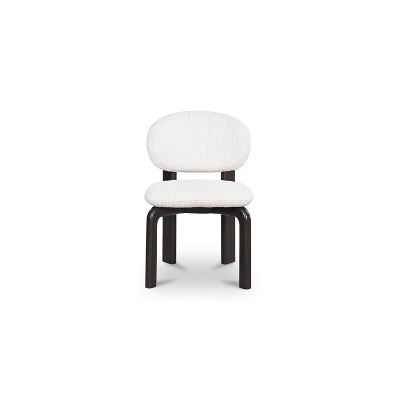 Sami Dining Chair Brown Set Of Two, White