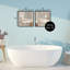 Ensemble de giclée encadrée 2 pièces Relaxing Neutral Bath, design par Carol Robinson-938821490-938821493