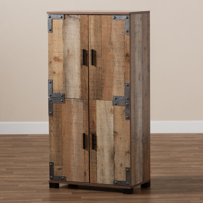 Armoire à chaussures 4 portes Windsor Modern and Contemporary Farmhouse
