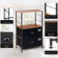 55cm W Metal Bedside Table