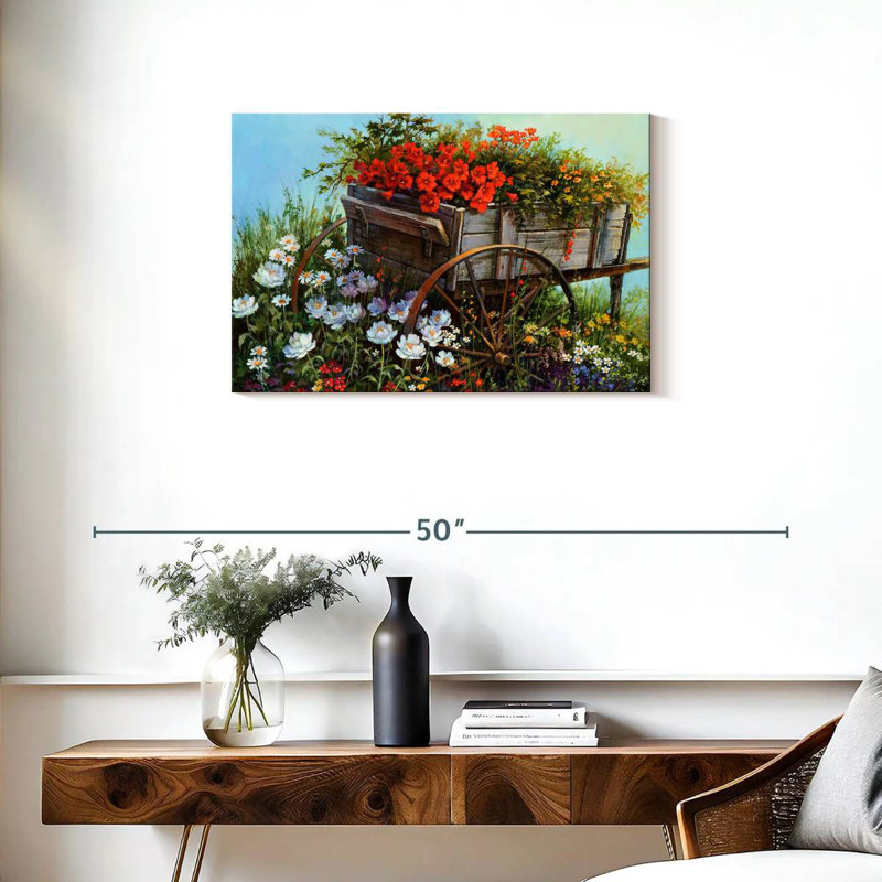 Harnek Flower Cart, 20" H x 30" W