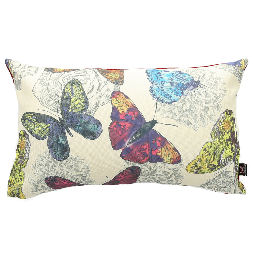 Chasse Floral Rectangular Throw Cushion