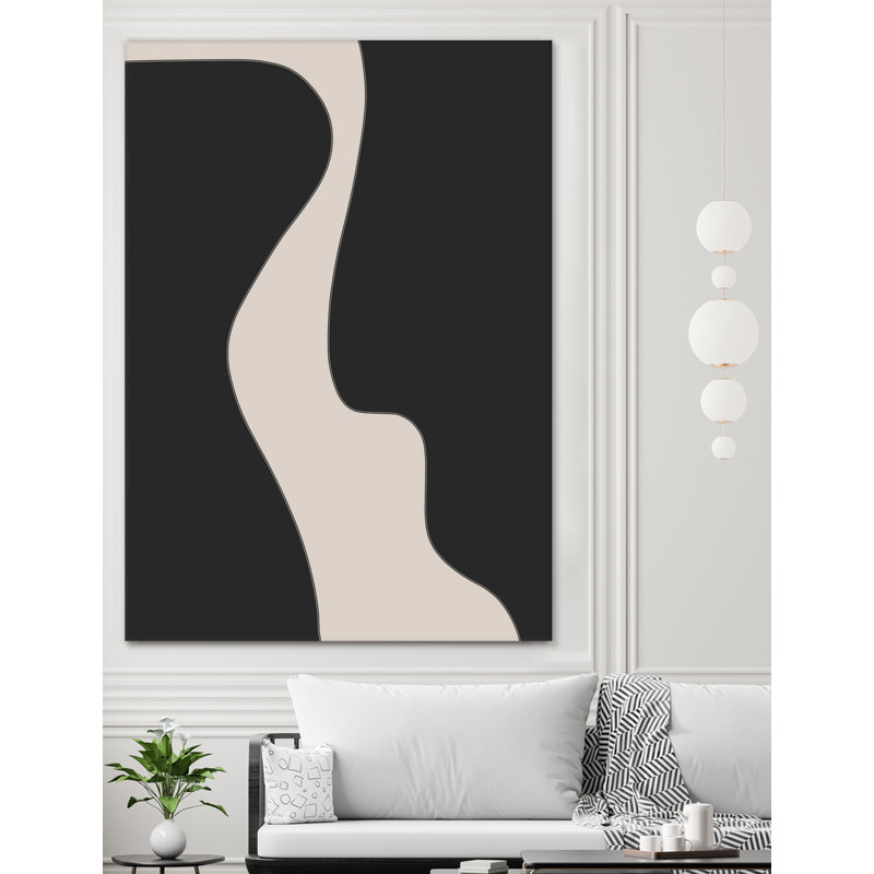 «Black Shapes», reproduction d'art sur toile géante