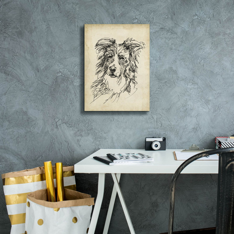 «Breed Study 5» par Ethan Harper, H 16 po x l 12 po x P 0,75 po