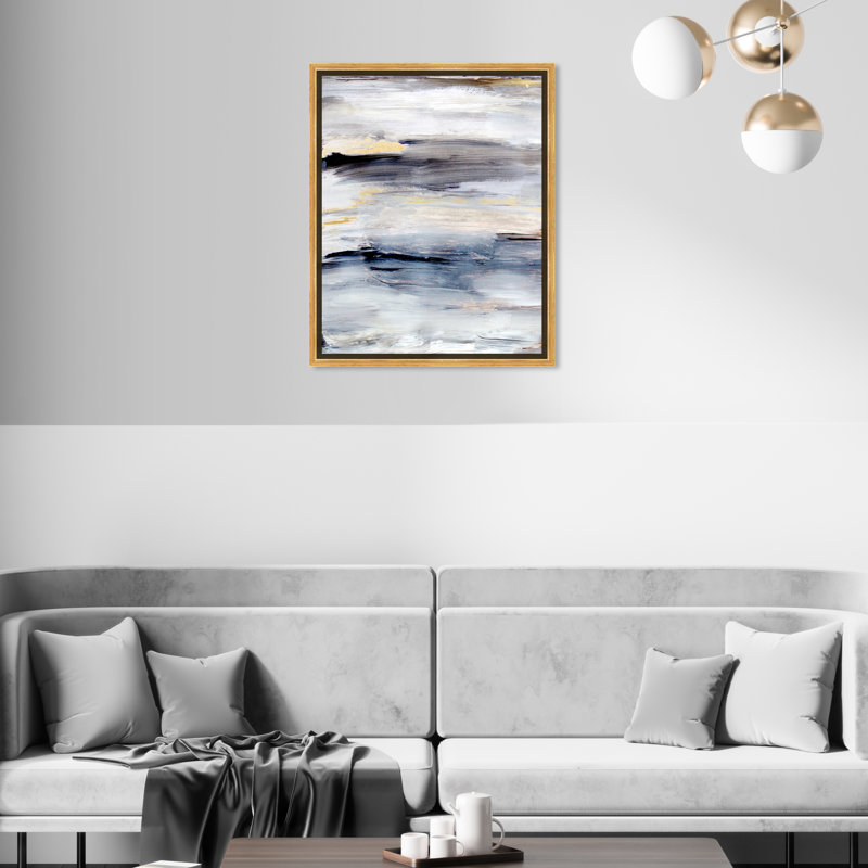 Pacific Waves Painting, Wrapped Canvas, 30" H x 24" W