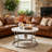 2-Tier Coffee Table for Living Room