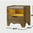 1-Drawer Nightstand with Integrated LED, Medium Oak