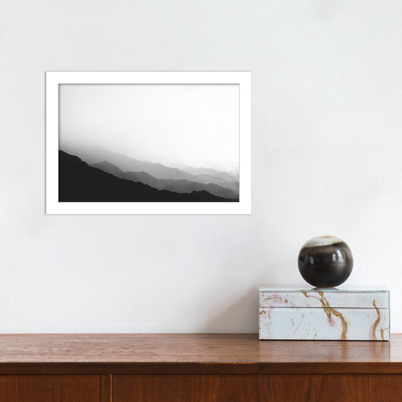 Virgin Mountains by Laura Marshall, White, 13" W x 9" H