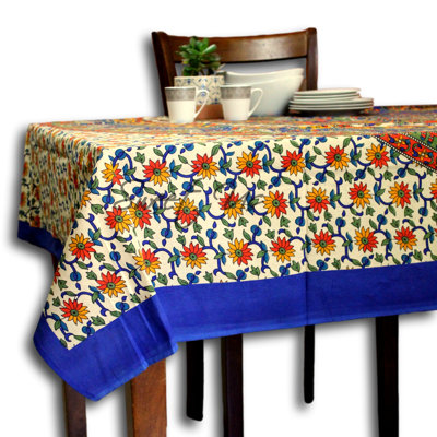 Nappe en coton rectangulaire