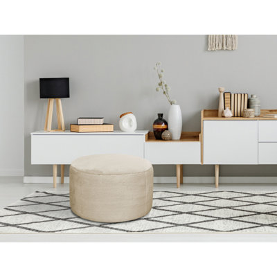 72cm Wide Circle Pouffe Ottoman