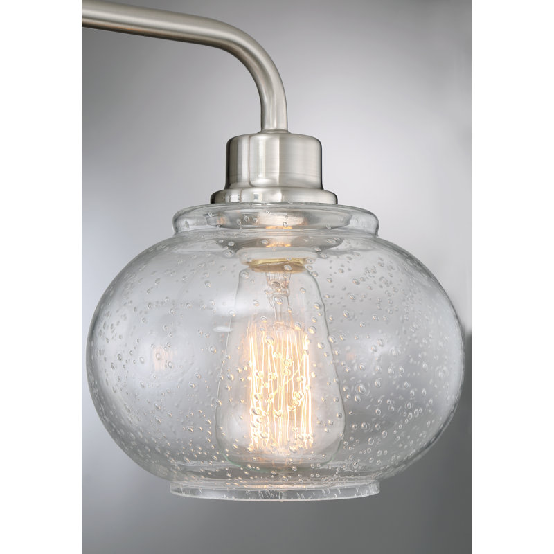 Spofford 2 - Light Dimmable Vanity Light, Brushed Nickel, 8.25" H x 17.5" W x 8.75" D, 2 Lights