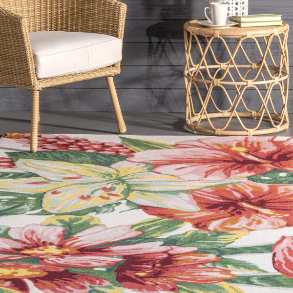 Bay Isle Home Perao Floral Rug & Reviews | Wayfair