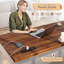Petit bureau d'ordinateur avec prise de courant, bureau à domicile pour chambre à coucher, bureau d'écriture avec sac de rangement-1690624860-1690624859