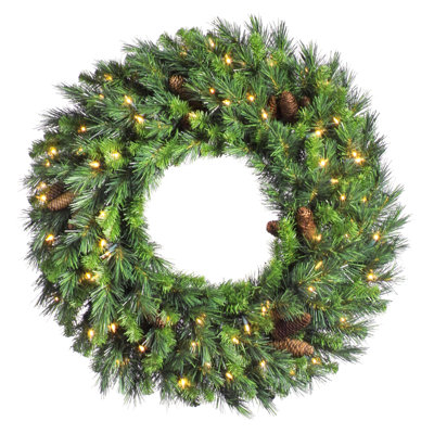 Nauman 42" Lighted PVC Wreath