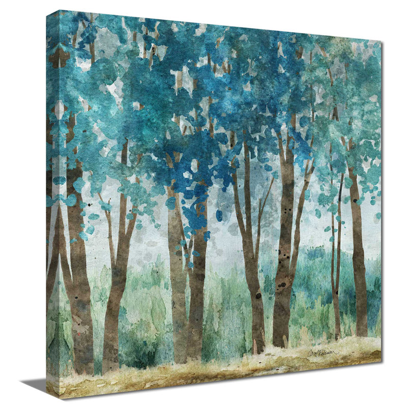 Sunwashed Grove par Carol Robinson - reproduction d'art sur toile tendue, L 18 po x H 18 po, Toile tendue