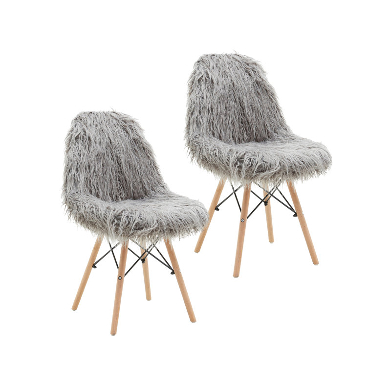 Engles Accent Chair with Beech Legs, Dark Gray Fabric