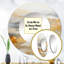 Rino beige et doré Minimal Expression II - miroir mural décoratif de formes abstraites, miroir rond beige, impression d'art en métal-281540668