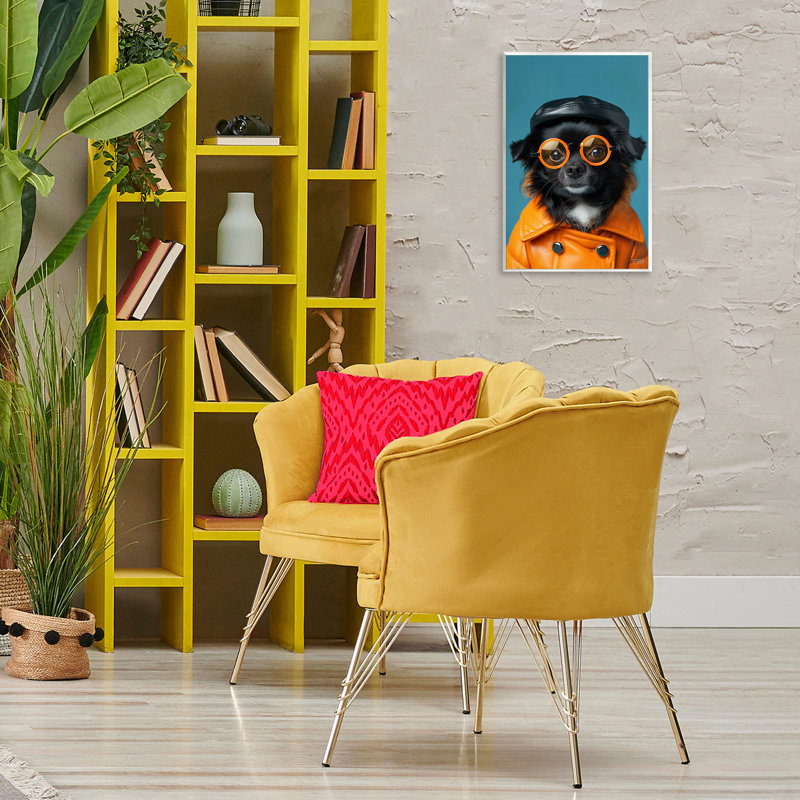 Art mural tendance par Roozbeh Bahramali, H 19 po x l 13 po