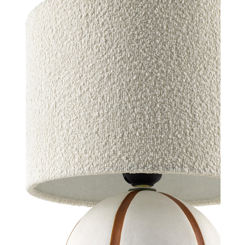 Kowal Kinki Table Lamp, Cream/Orange