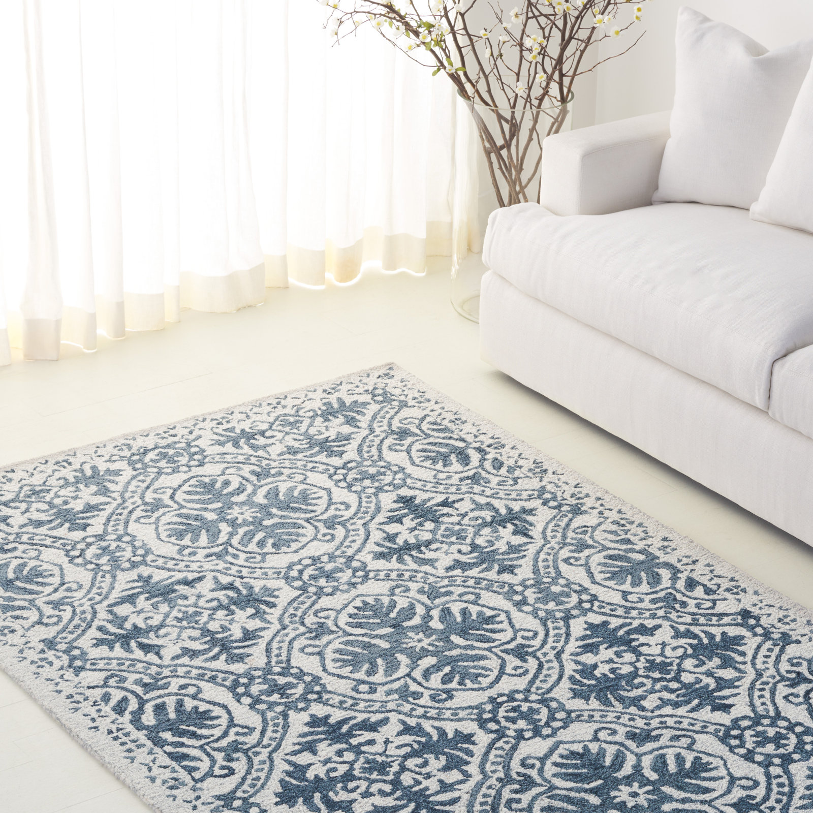 Nina Hand-Tufted Oriental Rug, Rectangle 6' x 9'