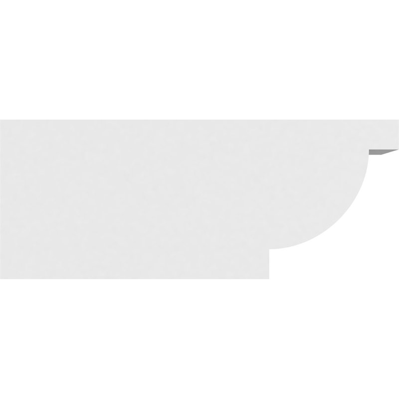 6"W x 8"H x 20"L Standard Alpine Architectural Grade PVC Rafter Tail, 8"H x 6"W x 20"D