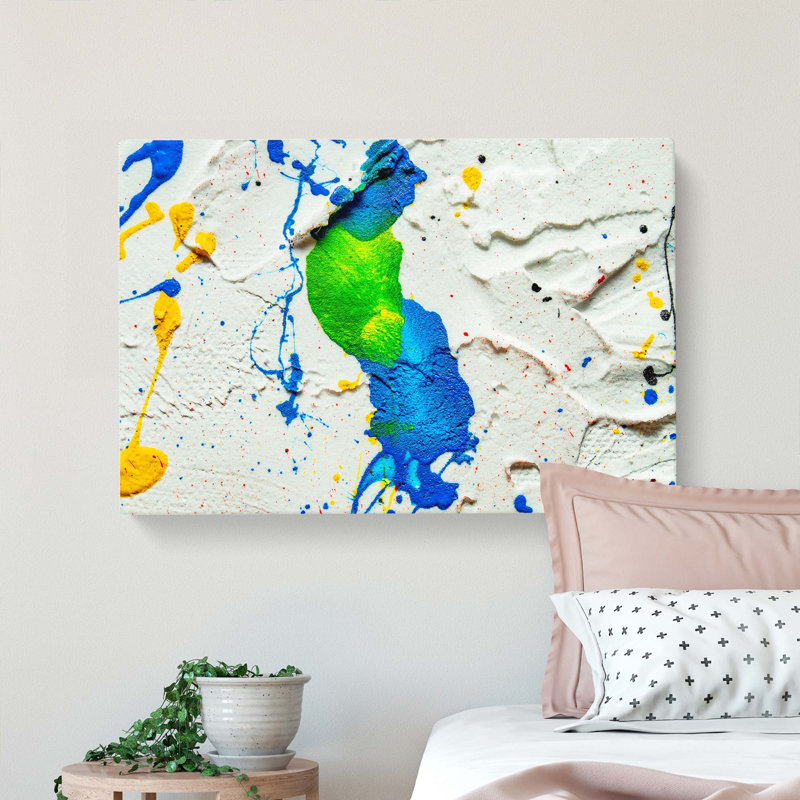 Abstract Art Painting Vol.464 by S.Johnson - Wrapped Canvas Painting, 40cm H x 60cm W x 3cm D
