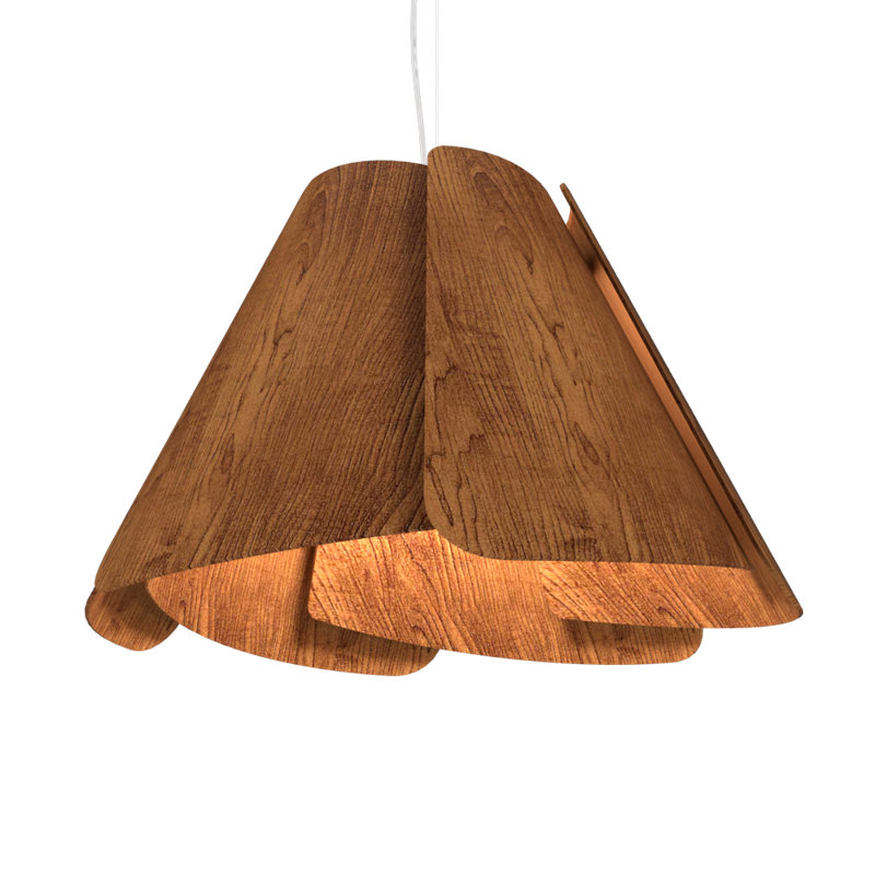 Fuchsia 1 - Light Pendant, Imbuia