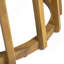 Ensemble repas d'extérieur 3 pièces en bois d'acacia avec coussins, teck