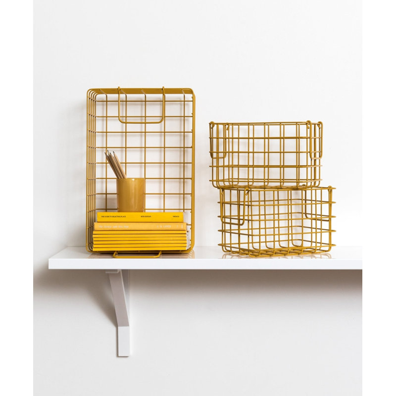 Organize + Display Box Set, Mustard
