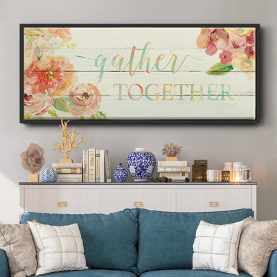 «Gather Together», toile encadrée