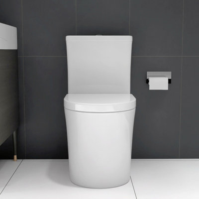 Compact Dual-Flush Toilet for Small Spaces