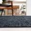 Tapis noir tissé à plat à la main Elle-902744919
