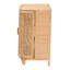 Armoire de rangement bohémienne en rotin